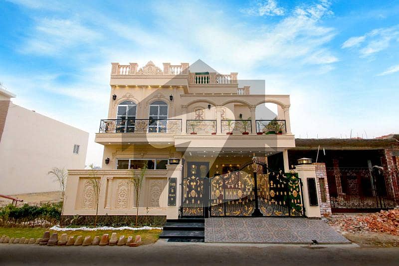Owner Build Solid Construction Gated Society Near M Block DHA Phase 5 With Roof Top Lawn Triple Storey 6 Beds Brand New Spanish House For Sale Lahore
