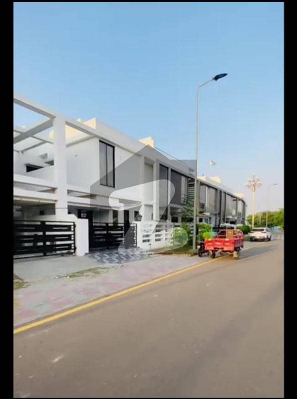 7.59 Marla Grey Structure Facing Park Home For Sale At 60 Feet Road, Constructed By Izhar Mannoo Developers, With 1.5 Year Installment Plan In Dream Gardens E Block Lahore.