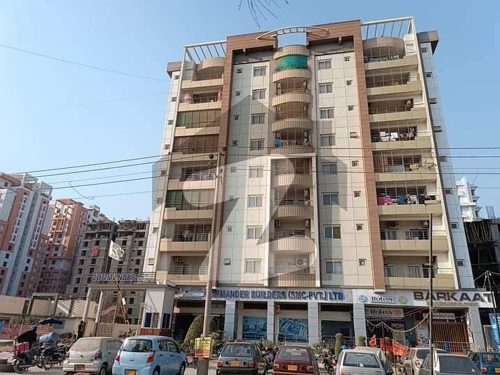 2 beds drawing dinning flat available for sale in commander heights jinnah avenue malir cantt