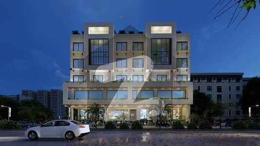Aparment For Sale Sector G Main Corner Plaza 3 Side Open Extreme Height Location Bahria Enclave Islamabad
