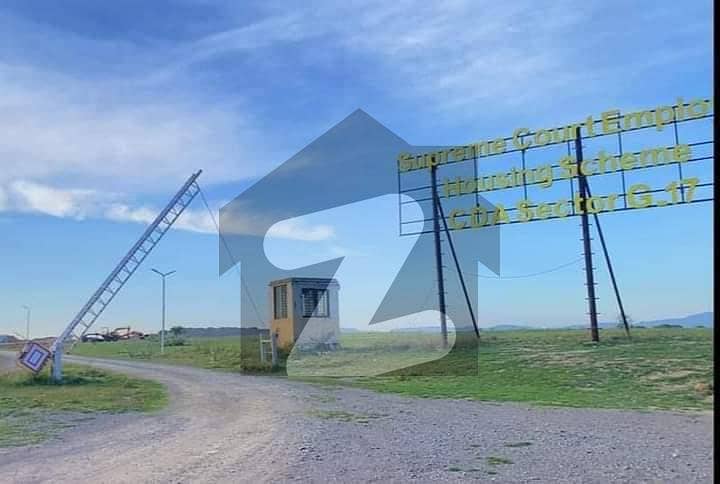 1 Kanal Residential Plot Available For Sale In G-17/1 Supreme Court Employees Coupretive Housing Society Islamabad