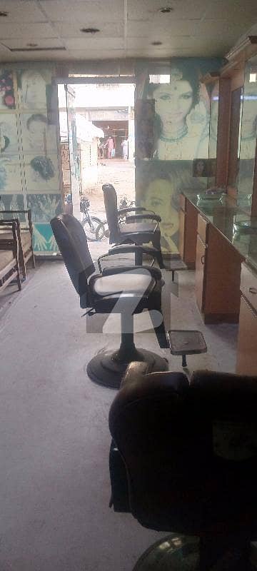 Beauty Parlor Furnished Shop At Prime Location