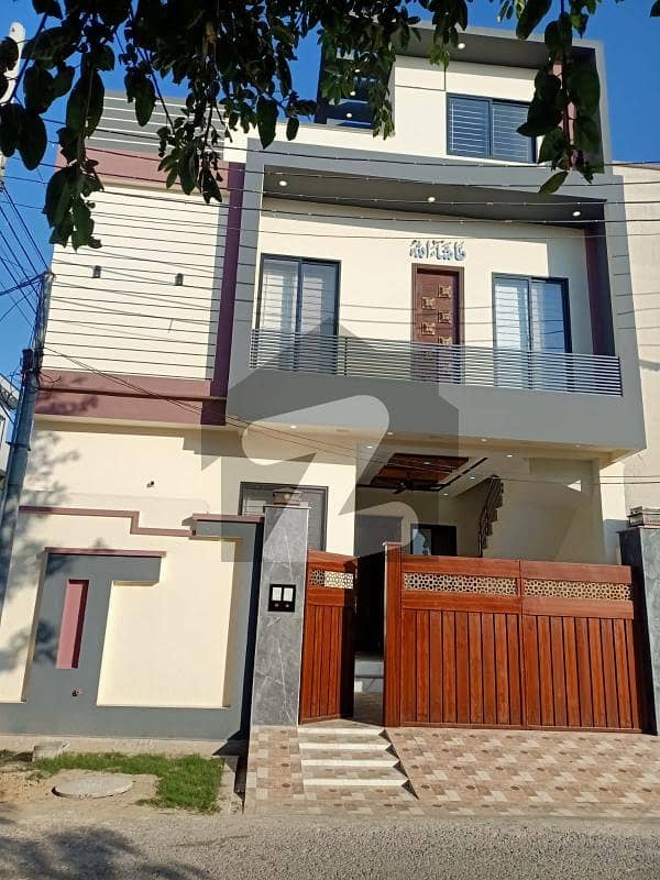 5.15 Marla facing park brand new Luxury and Stylish house for sale