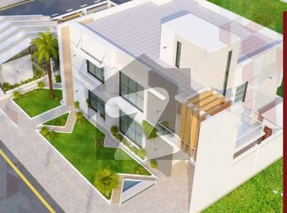 600 square yards corner bunglow with beautiful design A+ construction quality