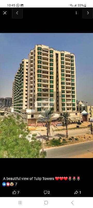 ٹیولِپ ٹاور سعدی روڈ,کراچی میں 2 کمروں کا 6 مرلہ فلیٹ 1.18 کروڑ میں برائے فروخت۔