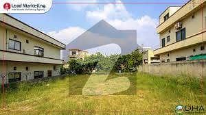 1 kanal level plot near park in sec D Dha phase 5 Islamabad For Sale