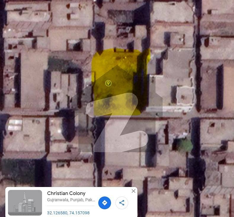 Corner Plot For Sale Next To Masjid Christan Colony, Gujranwala