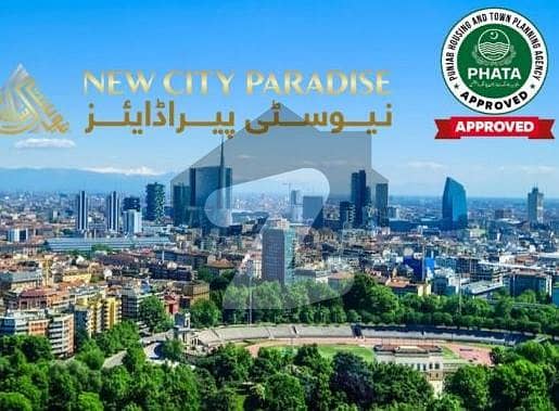 3.5 Marla Plot File For Sale On Installment In New City Paradise Hassan Abdal, One Of The Most Important Location Of The Nearest City Of The Islamabad Booking Discounted Price 2.65 Lak