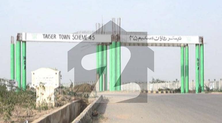 Taiser Town Phase 1 Urgent Sale Sector 74 Size 80 Sq Yd MDA Govt Project Near Gulshan-E-Maymar Karachi
