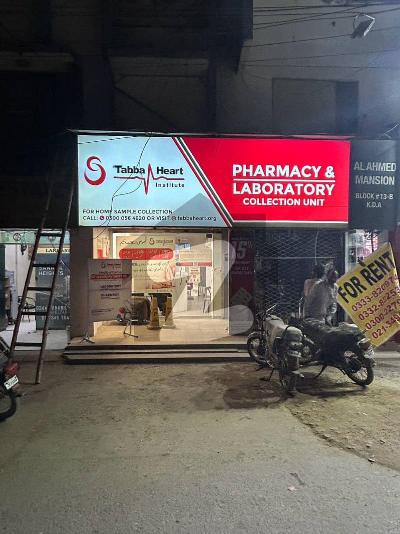 Shop For Rent , Gulshan E Iqbal , Block 13 B , Main University Road