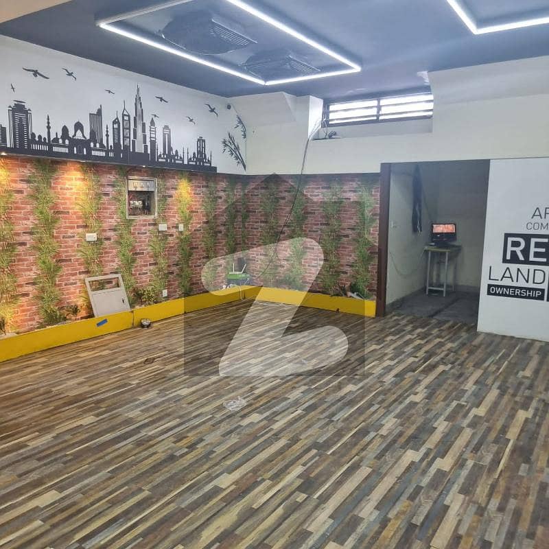 6 MARLA GROUND BASEMENT AND MAZZENINE FULL MAINTAINED OFFICE FOR RENT IN DHA PHASE-4