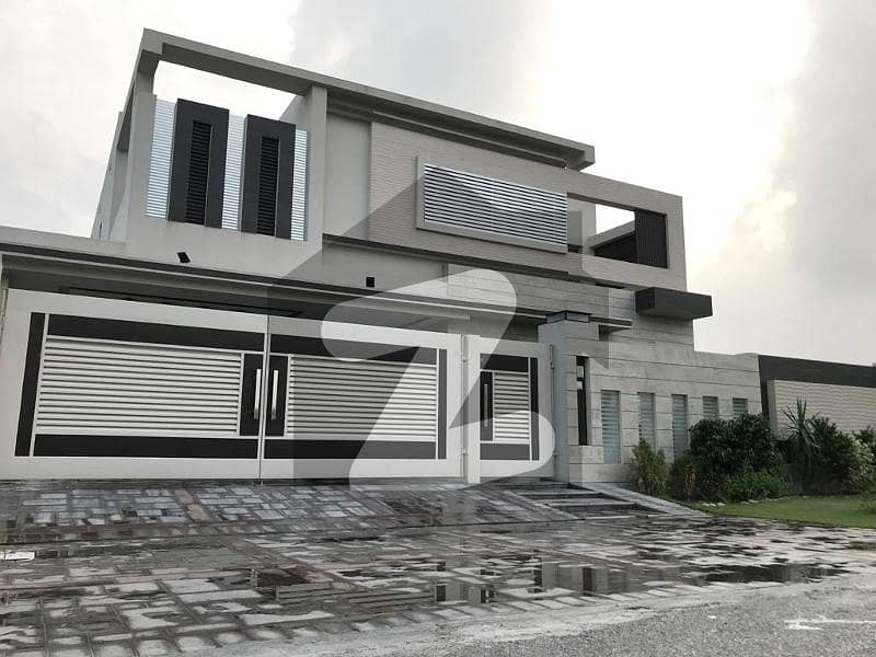 1 Kanal Brand New Luxury Modern Design House Available For Sale In Dha Top Location