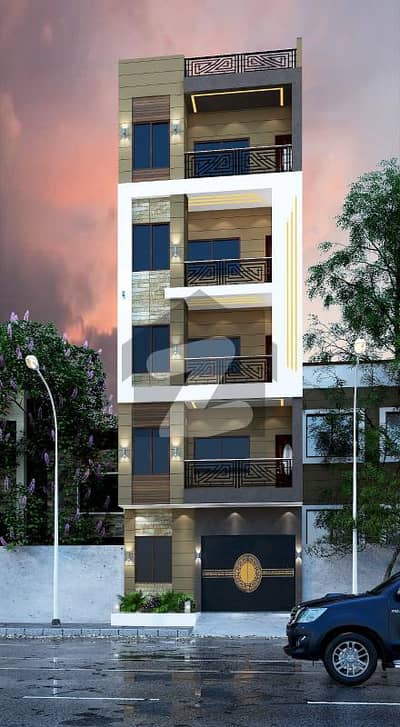 1st floor, 2 Beds Drawing Room With 3 Attached Washroom, And Lounge Lease Huge Luxurious Flat With Roof Capital Cooperative Housing Society Scheme 33 Near Dow Hospital And Safoora Chorangi