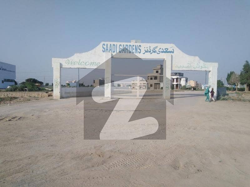 Prime Location Commercial Plot Sized 200 Square Yards Available In Saadi Garden - Block 5
