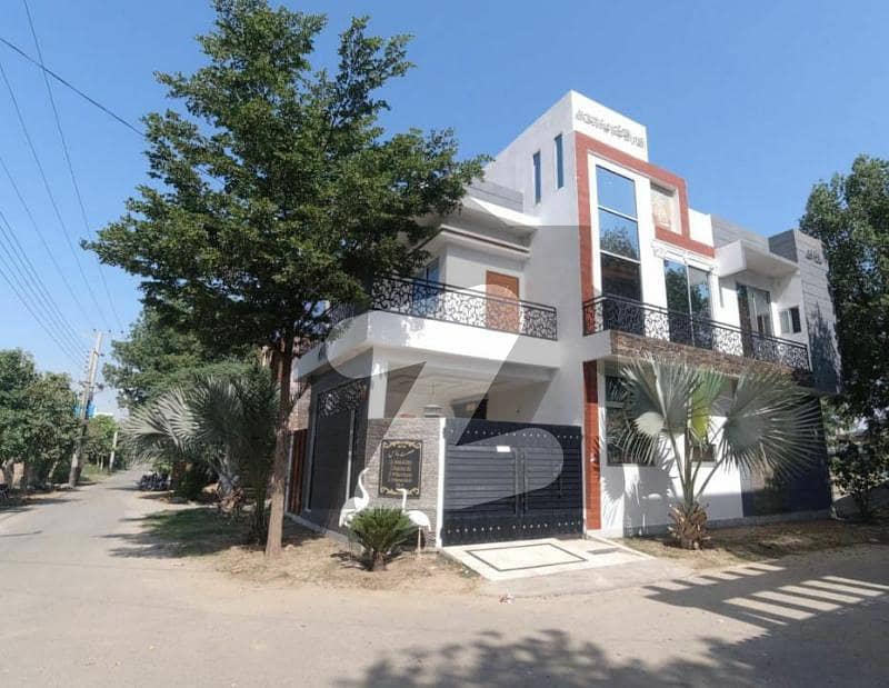 6 Marla Corner Spanish Design House In Hafeez Garden Housing Scheme Phase 2 Canal Road Near Jallo Park Lahore Is Available For Sale