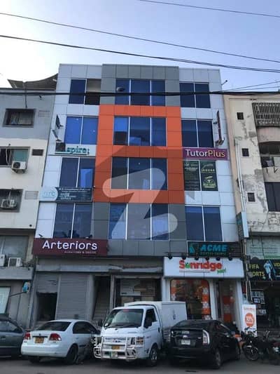 OFFICE FLOOR FOR RENT 1050 SQUARE FEET Main KH-E-BADAR Bungalows Facing 2nd Floor With 2 Lifts Lifts Start Form Ground Keys Available Front Entrance