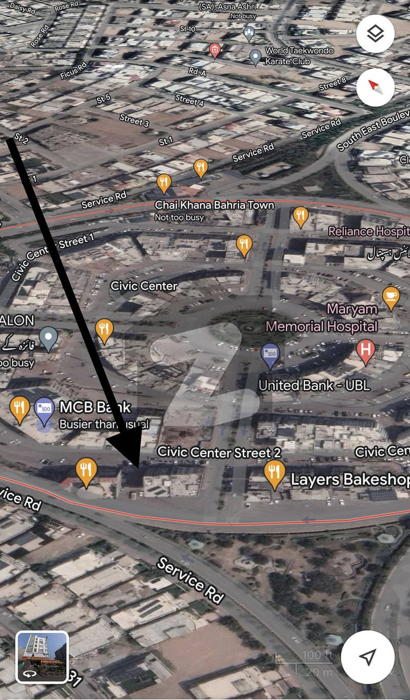 10 Marla Commercial Plot For Sale In Civic Center Bahria Town Rawalpindi