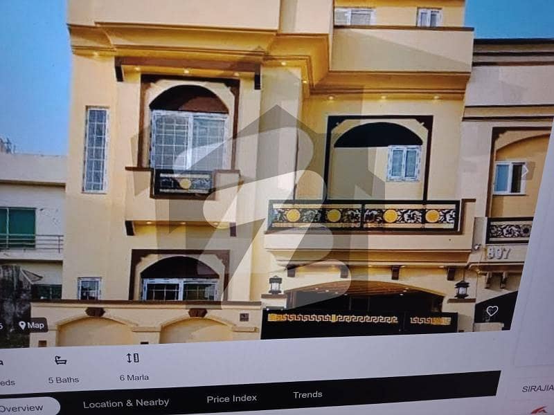 Sector I 12M Proper Double Unit Brand New Designer House with Out Gass Avilable For Rent Near Future World School and Coastal Road at Bahria Town Phase 8 Rawalpindi