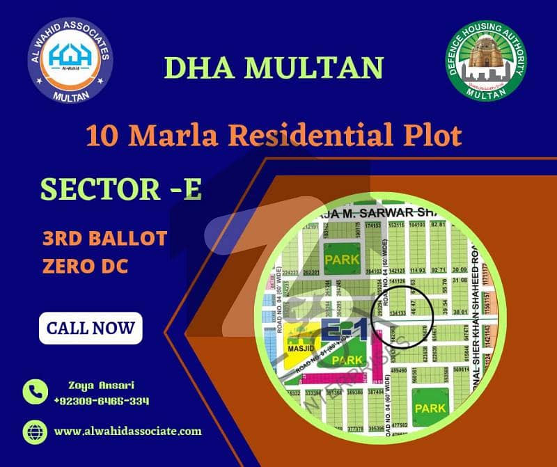 Sector E 10 Marla good location residential plot available for sale