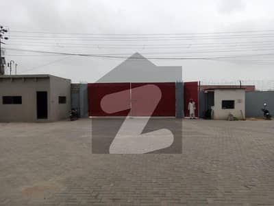 KORANGI INDUSTRIAL SECTOR 7A PRIME LOCATION 45000 SQ FT SHADE AVAILABLE FOR RENT BEST FOR WHARE HOUSES