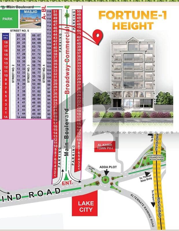 Commercial Shop For Sale On vary Easy Installment Plan At Vary Hot Location Main Raiwind Road ADDA Plot Lahore