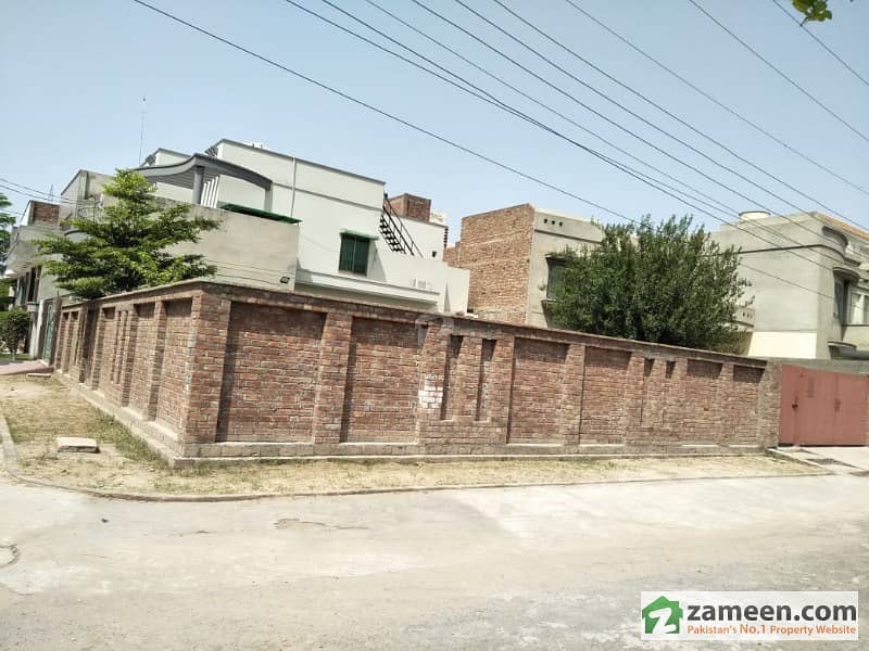 Corner Plot 11 Marla Residential Plot For Sale AlQadir Garden