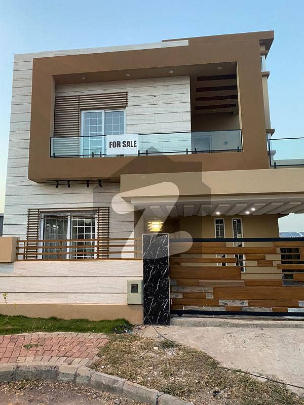 10 Marla 5 Bed Double Unit Designer House In Overseas Sector Bahria Town