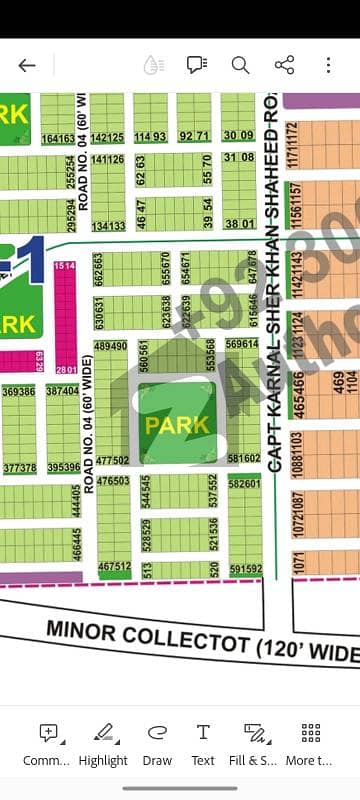 10 Marla sector E1. park facng plot. zero dc. 3rd ballot dha multan