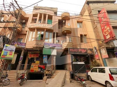 20 Marla Commercial Plaza For Sale Having 14 Flats 24 Shops 6 Halls With Basement Rs. 600,000 Rent Income At Rustam Park Mor Samanabad Multan Road Lahore