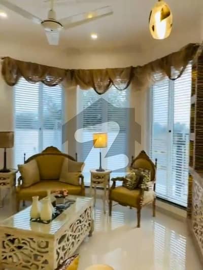 DHA 9 Town D 5 Marla Furnished House 100 Foot Road Hot And Prime Location
