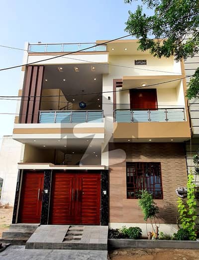 گلشنِ معمار - سیکٹر آر گلشنِ معمار,گداپ ٹاؤن,کراچی میں 4 کمروں کا 5 مرلہ مکان 2.2 کروڑ میں برائے فروخت۔