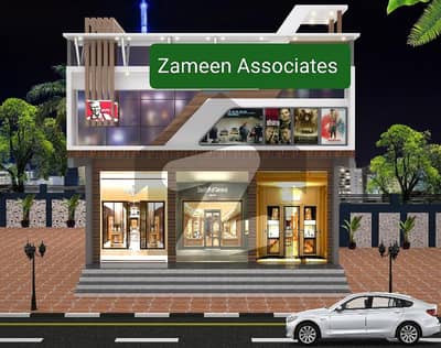 3 Marla Double storey Commercial plaza 2 Shops & 2 single bed Apartments for sale at 208 chak Road kashmir pull Faisalabad