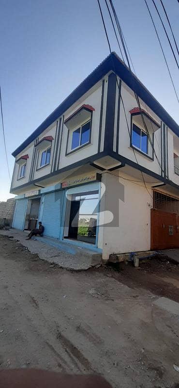 Double Storey House And Shops For Sale