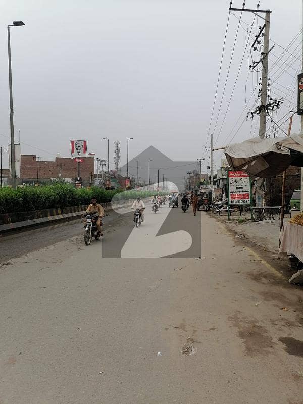 5 Marla 45 Feet Commercial Plot For Sale In Nishatabad Faisalabad Mian Road Opposite Misaqul Mall