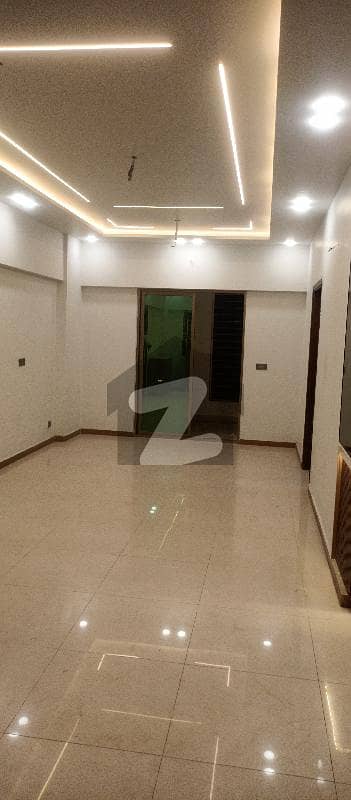 4 BED DD FRONT WEST OPEN FULLY DECORATED FLAT UP FOR SALE AT COSMOPOLITAN SOCIETY KARACHI