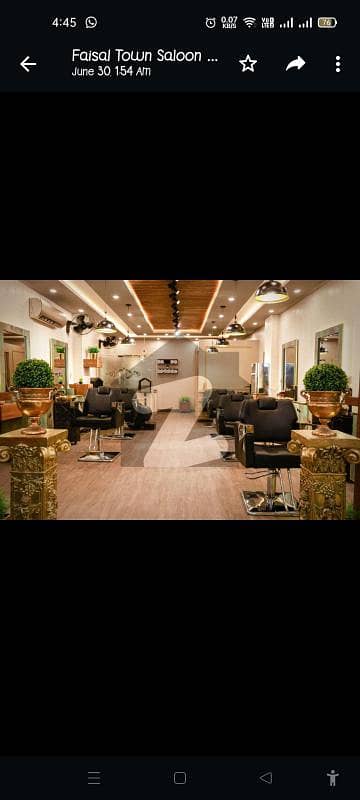 RUNNING MEN SALOON FOR SALE WITH EQUIPMENT