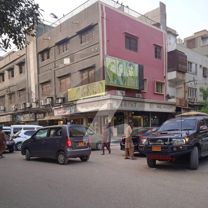 A Well Designed 
Two Side Corner 
Building Is Up For Sale In An Ideal Location In Tariq Road