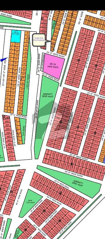 Single Belt Plot 80 Sq-Yd Gold Block North Town Residency Phase 1