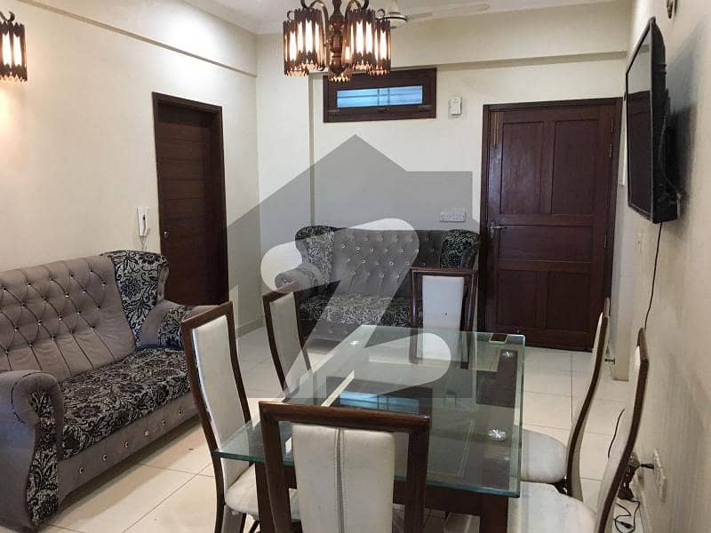 FULLY FURNISHED LUXURIOUS APARTMENT FOR RENT IN DHA PHASE 6. BUKHARI COMMERCIAL