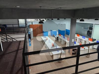 Property Connect I-9 3100 Sq Ft Mezzanine Furnished Office Available For Rent Suitable For It Telecom Software House ,Oil Company , Call Centre Any Type Of Corporate Offices.