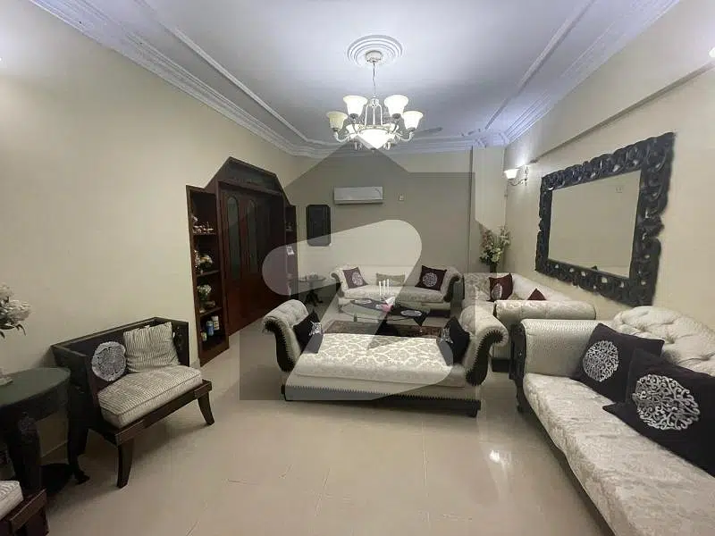 West Open Exquisitely Renovated 3 Bedroom 2400 Square Feet Ultra Luxury Flat At Aashiana Apartment Situated On Most Demanded Block 9 Of Clifton Is Available For Sale In A Reasonable Demand
