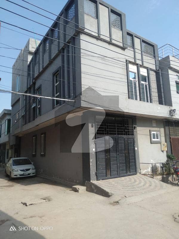 4.5 Marla Corner Double Story House for Sale in KB Colony main airport road Lahore