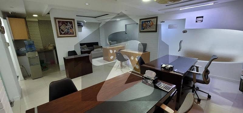 Fully Furnished Office For Rent Phase 4 DHA Near Baitussalam Masjid