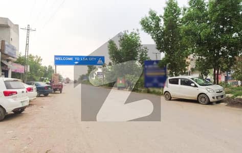 Lda City Lahore Block C Near 200feet Wide Road On Ground Carpet Road 10 Marla Plot For Sale