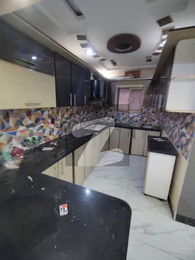 FLAT FOR RENT GROUND TILES FLOORING FURNISHED 3BED DD CAR PARKING BOUNDARIES WALL SECURITY NEAREST HASAN SQUARE BLOCK 13A GULSHAN