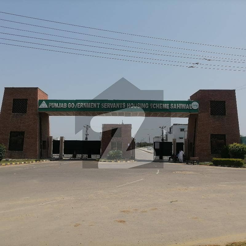 پنجاب گورنمنٹ سرونٹ ہاؤسنگ سکیم ساہیوال میں 7 مرلہ رہائشی پلاٹ 53.0 لاکھ میں برائے فروخت۔