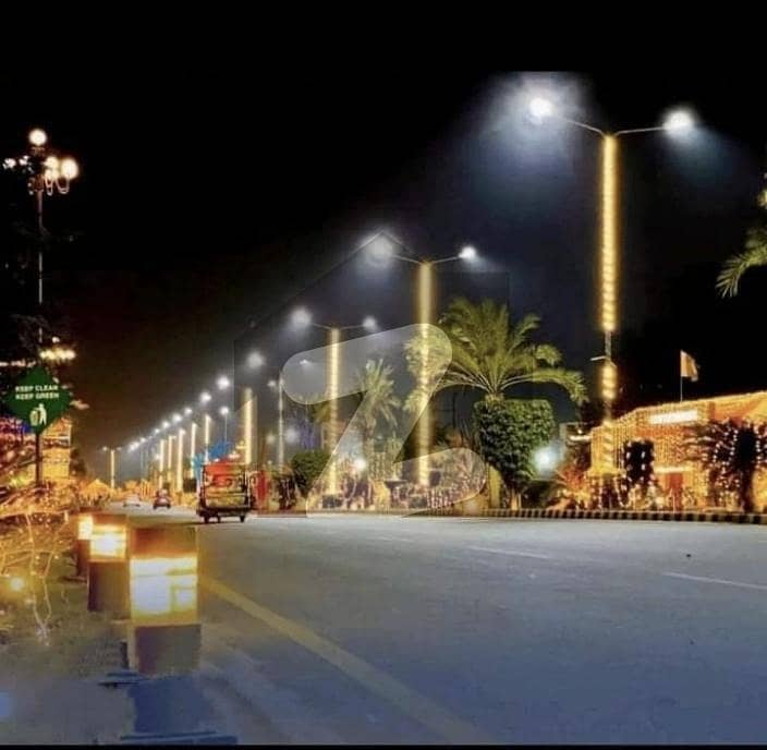 11.5 Marla Corner Plot 80 Feet Wide Road Free All Dues Paid Excess Land Paid Hot Location Developed In Built Houses Area Near Masjid & School Platinum Block Park View City Lahore