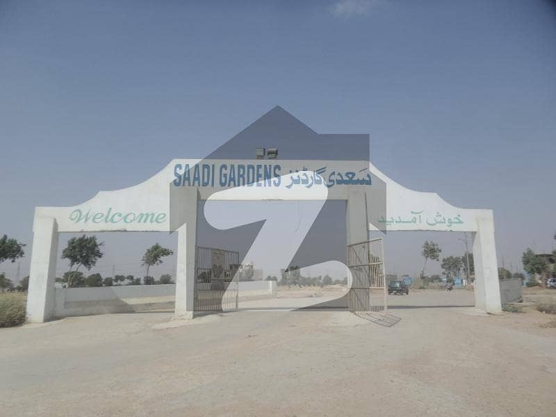 Prime Location 120 Square Yards Residential Plot For Sale Is Available In Saadi Garden - Block 5