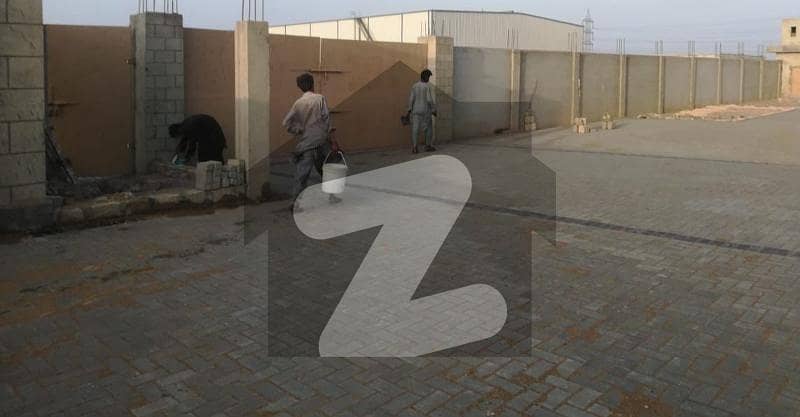 Port Qasim Western Zone 1 Acre Warehouse For Rent Near To PSO Pump