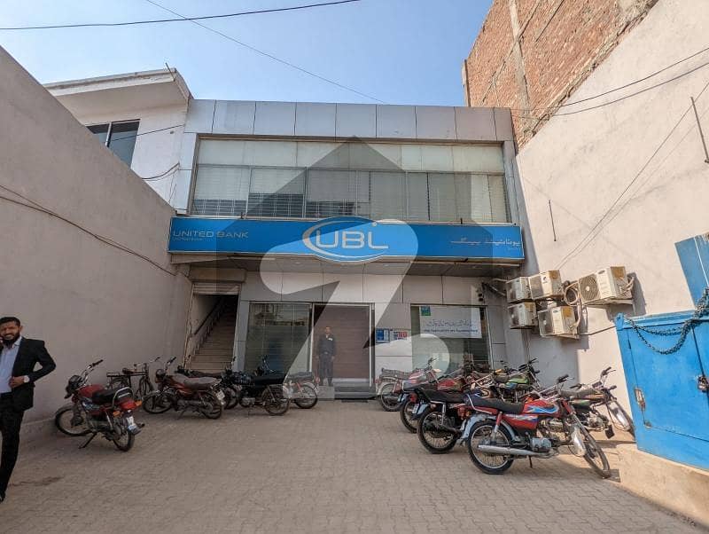 13 Marla Commercial rented to UBL Bank available for sale